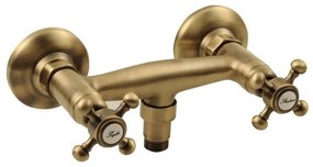 Стенна душ батерия в бронзов цвят (1 изход) Antea – Sapho