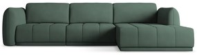 Зелен ъглов диван (десен ъгъл) Hoku – Makamii