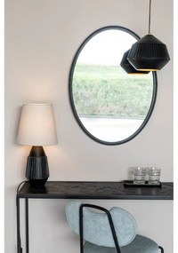 Настолна лампа в черно и бежово Aysa - White Label