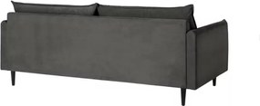 Тъмносив кадифен диван 203 cm Juli – Ropez