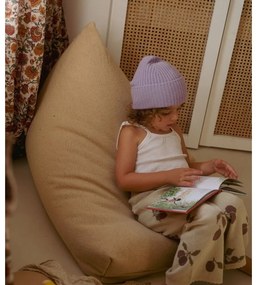 Светложълт детски пуф Cleo Light Honey – Lorena Canals