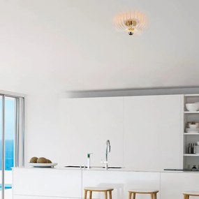 Бяло осветително тяло за таван ø 36 cm Aspendos – Opviq lights