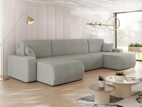 Ъглов диван Piano U-Сив