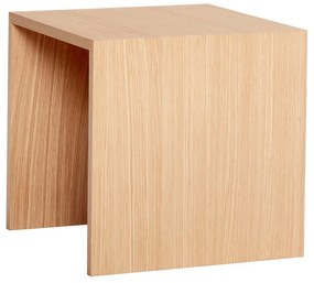 Сгъваема маса от дъбово дърво По-малко, 40 x 40 cm - Hübsch