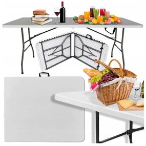 Маса за хранене за градина (сгъваема) Ширина: 70 см | Дължина: 240 см