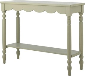 Светлозелена конзолна маса от масивен бор 36x106 cm Salla – Bloomingville
