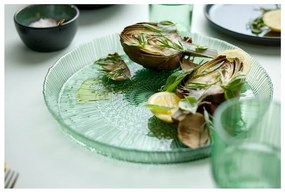 Зелена стъклена чиния за сервиране ø 30 cm Kusintha - Bitz