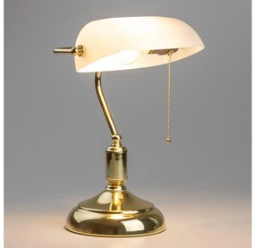 Brilagi - Настолна лампа BANK OFFICE 1xE27/60W/230V златна/бяла