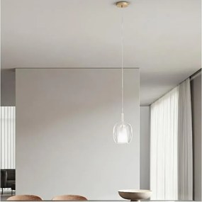 Ondaluce - Полилей на кабел THELMA 3xE27/15W/230V прозрачен