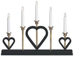 Черна коледна светлинна украса Melissa – Markslöjd