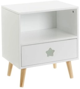 Бяло детско нощно шкафче - Casa Selección