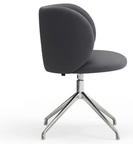 Тъмносив тапициран трапезен стол Mogi – Teulat