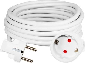 COMMEL Удължител 8 метра кабел H05VV-F 3G1.5мм2 бял  - C220-508X