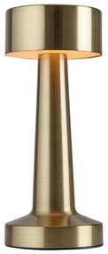 Rabalux 74207-LED Зареждаема LED настолна лампа SENAN, 2.7W, 5V, 1200mAh, златна