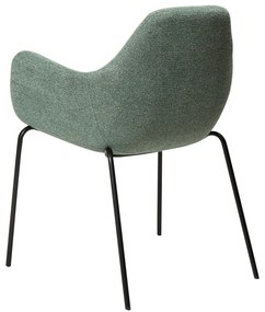 Светлозелен стол от плат букле Zimmer – DAN-FORM Denmark