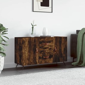 828145 vidaXL Сайдборд, опушен дъб, 100x36x60 см, инженерно дърво