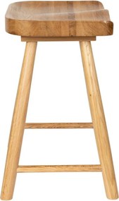 Стол от масивен дъб в естествен цвят Vander – White Label