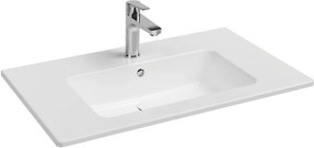 Умивалник Flat Bianco Ceramica White-Дължина: 81 cm