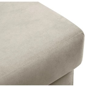 Бежова кадифена табуретка Kyoto – Cosmopolitan Design