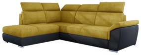 Ъглов разтегателен диван LOLA, 260x102x210, omega 68/soft 11, ляв ъгъл