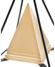 Метална статуетка в златна декорация Пирамида - Mauro Ferretti