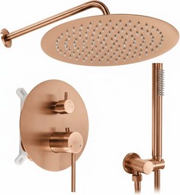 Душ система за вграждане Rea Foss Clif Brush Copper + BOX