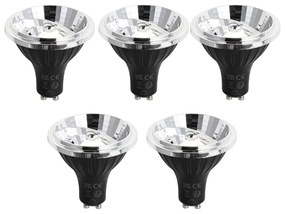 Комплект от 5 GU10 димируеми LED крушки 70мм 6.5W 600 лм 4000K