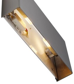 Модерна стенна лампа Gunmetal 2 светлини - Otan