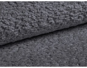 Тъмносив сгъваем диван от прежда с примки от букле 206 cm Kemi – Cosmopolitan Design