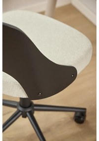 Офис стол в черен и бежов цвят Lucy – Actona