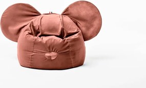 Детска чанта за диван от червено кадифе Ears - The Brooklyn Kids