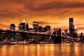 New York, Brooklyn Bridge Sepia - C04192