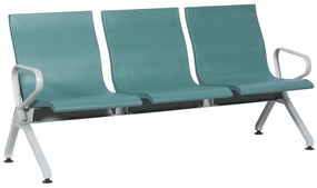 Посетителска пейка Sonata Blum CR-1037-3, Зелена, 3 места