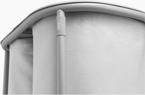 Светлосив текстилен кош за пране 2x40 l Duo – Joseph Joseph