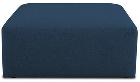 Тъмносин модулен диван от букле Roxy – Scandic