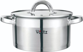 Тенджера Oliver Voltz OV51210S24, 6.1 л, 24x13.5 см, Мерителна скала, Дебело дъно, Индукция, Инокс