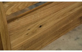 Дъбово двойно легло 160x200 cm Odys - The Beds