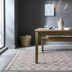 Сиво-бежов килим подходящ за пране 194x290 cm Graysen – Flair Rugs