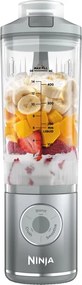 Преносим блендер Ninja Blast Max BC251EUSL, 14.4W, 11.1V, 570 мл, 19000 об/мин, Трошене на лед, До 25 цикъла, Без BPA, Сребрист