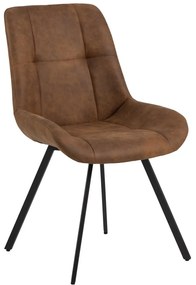 Кафяви трапезни столове в комплект от 2 броя Waylor - Actona
