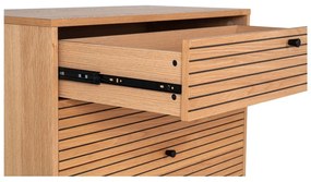 Висок скрин от декор от дъб естествен 80x85 cm Kyoto – House Nordic