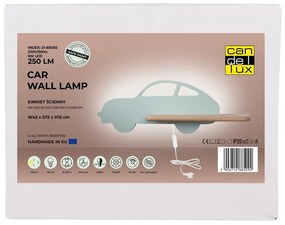 Детска лампа в цвят мента Car - Candellux Lighting