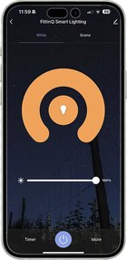 Интелигентна стенна лампа хром IP44 с 2 Wi-Fi G9 - Bath