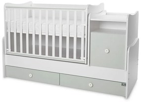 LORELLI Classic Трансформиращо се легло-люлка 70/160 см. ТРЕНД ПЛЮС БЯЛО/ MILKY GREEN
