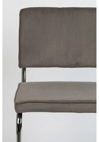 Тъмносиви трапезни столове в комплект от 2 броя Ridge Rib - Zuiver