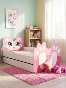 Kids bed Corleon-Бяло - розово