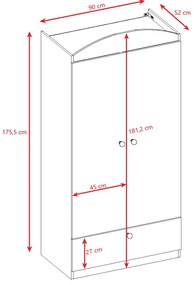 Гардероб Babydreams Cartoon-Roz-Fire Brigade