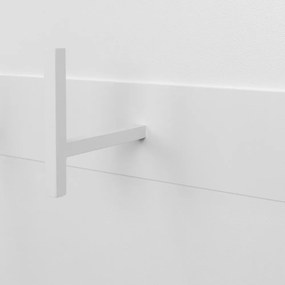 Бяла метална стенна закачалка 64 cm Chapman – Spinder Design