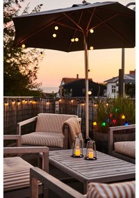 Светлинна верига с 10 броя крушки, със соларен панел дължина 300 cm Lucas Multi – Sirius