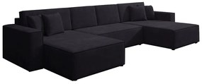Разтегателен диван в П-образна форма BRATZ, 392x70x185, kronos 07